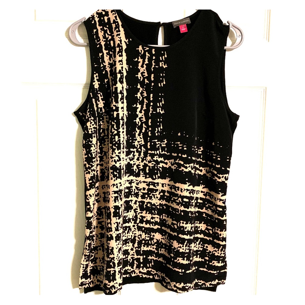 Vince Camuto Black Tank Blouse